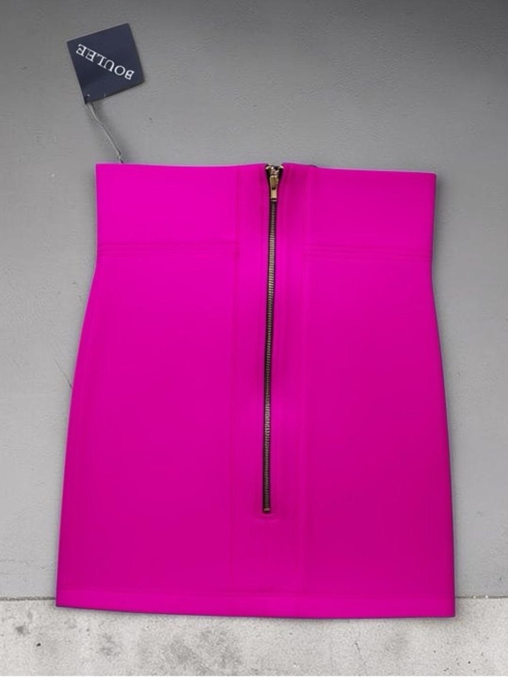 🌺Boulee Neon Pink Levi Mini Skirt - Picture 5 of 8